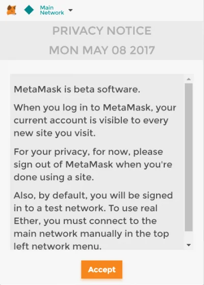 MetaMask Privacy Notice