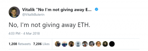 Vitalik buterin tweet 