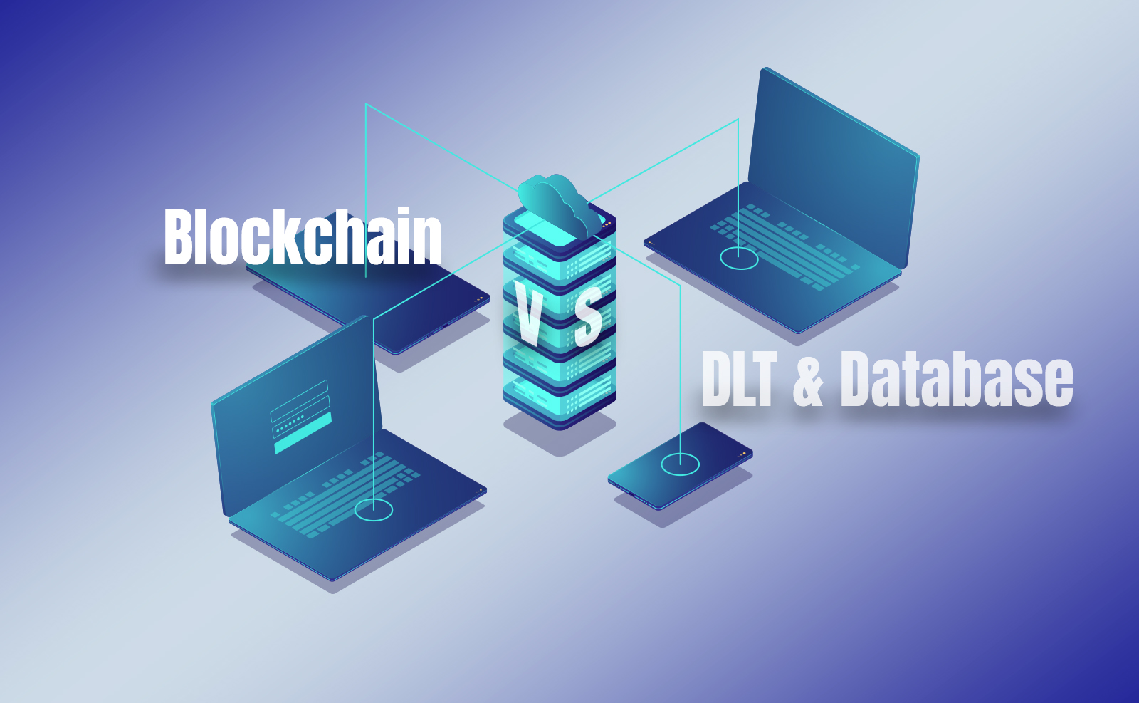 difference between blockchain and database